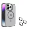 Husa Screen Geeks Magsafe+Lens Iphone 15 Pro Max [Grey]